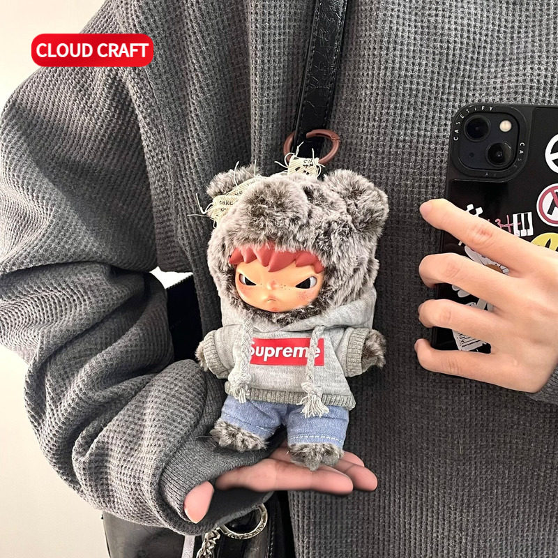 适用小野hirono娃衣公路日志系列潮酷卫衣套装搪胶毛绒公仔衣服,淘宝优惠券,粉丝福利购,淘宝优惠卷