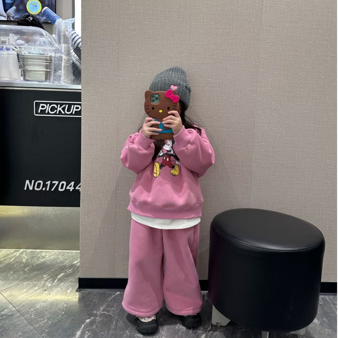 0-6岁女童洋气可爱加绒保暖两件套秋冬季中小童宽松卫衣卫裤套装,淘宝优惠券,粉丝福利购,淘宝优惠卷