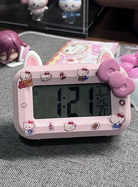 新款宿舍迷你闹钟专用夜光计时器床头学生小时可爱桌面多功能时钟