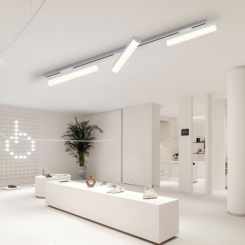 长条轨道灯led散光直播间补光商用服装店铺超市导轨式条形灯中性 - 图2