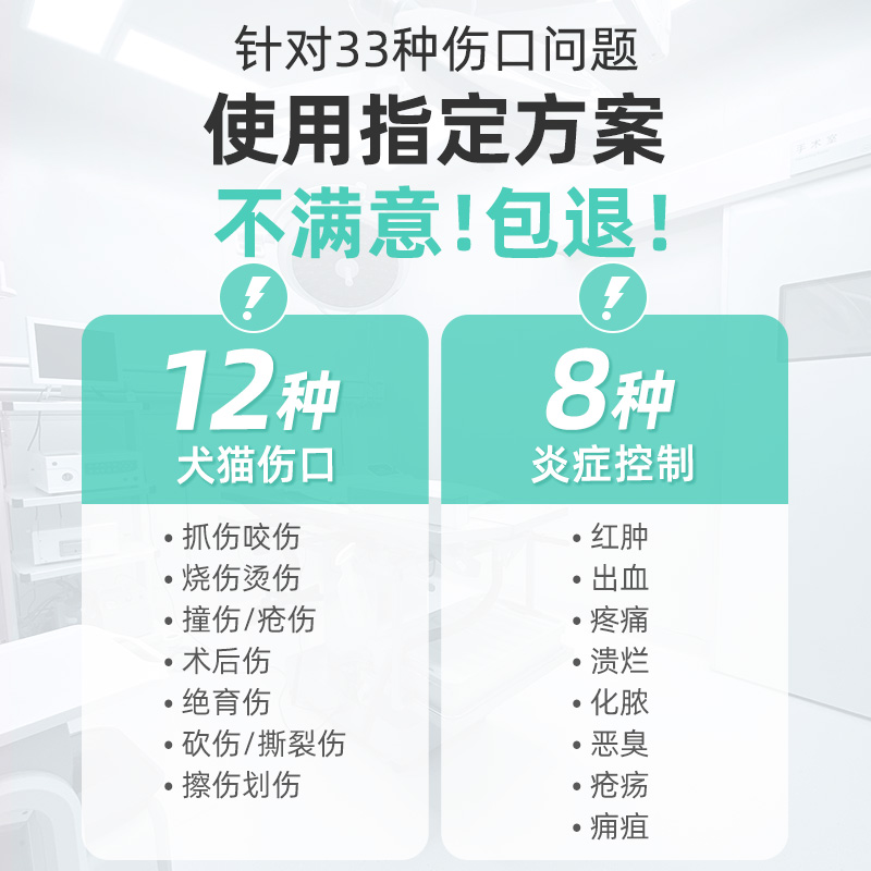 狗狗伤口消炎粉愈合猫咪绝育宠物用喷雾外伤受伤创伤药宠喷剂速合