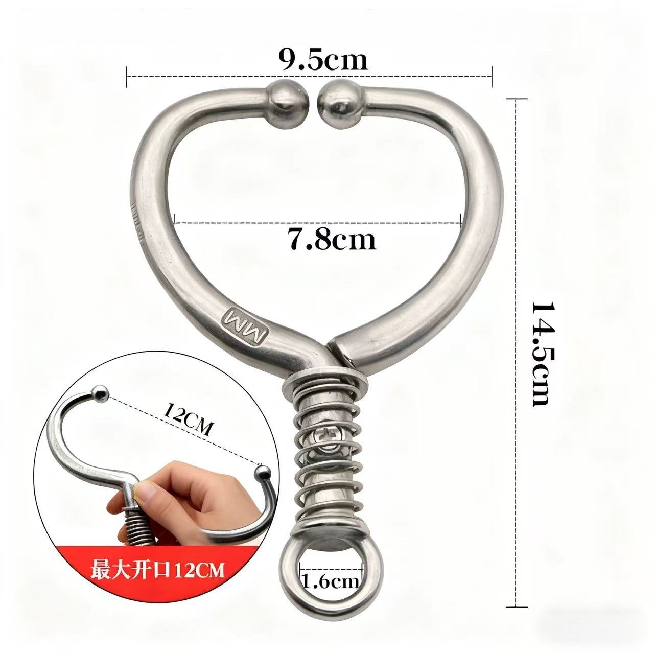 牛鼻圈牛鼻环大号牛鼻钳不锈钢金属牛鼻牵引钳夹子免打孔养牛设备,淘宝优惠券,粉丝福利购,淘宝优惠卷