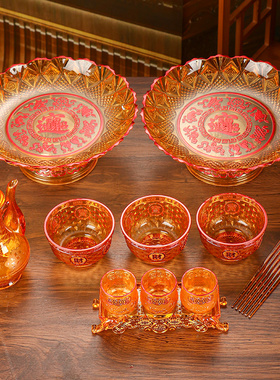 供碗供水杯碗斋饭碗招财茶杯酒杯