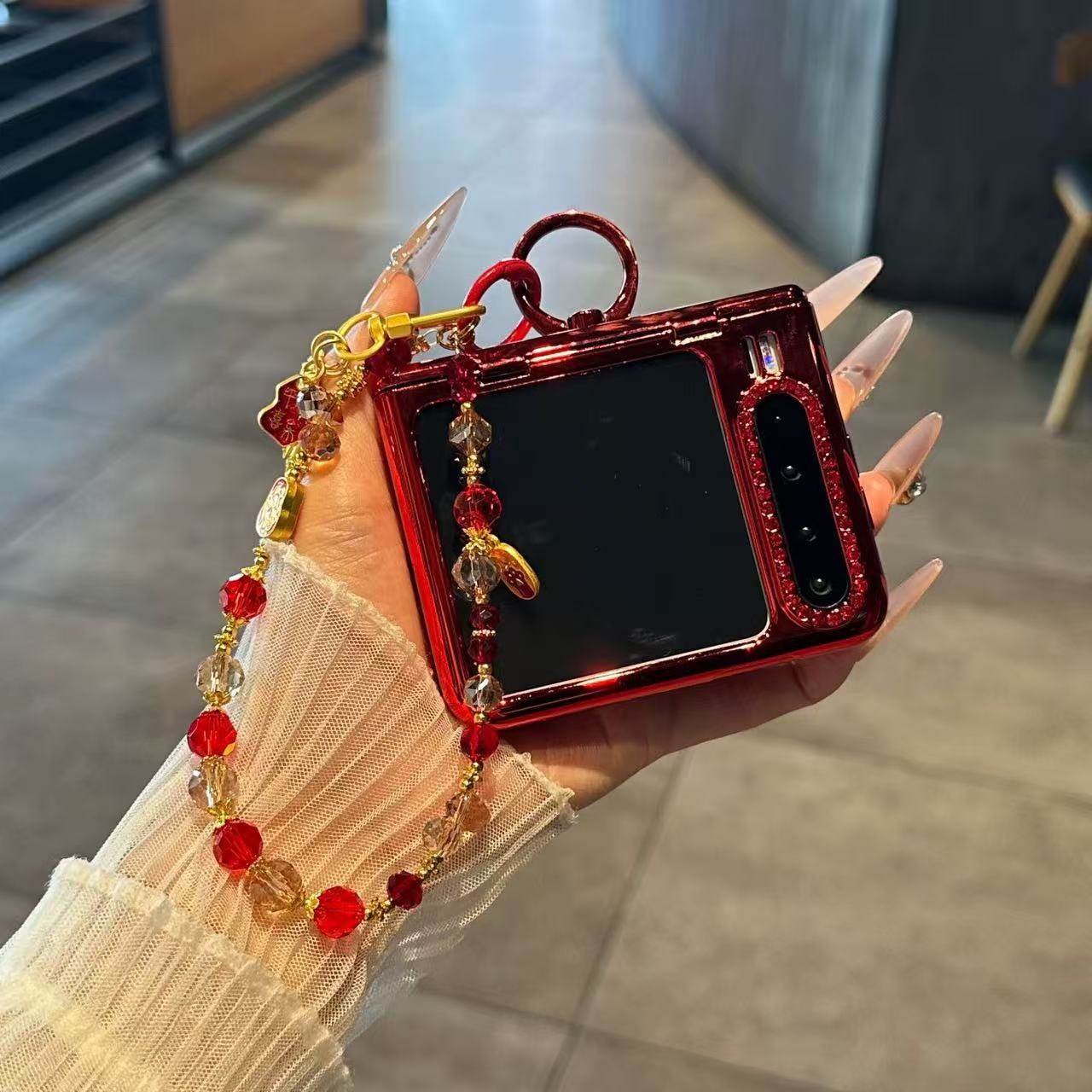 壳膜一体适用华为purax手机壳新年款红色闪粉指环铰链全包防摔保护套PuraX典藏版阔折叠屏带挂绳高级感女外壳,淘宝优惠券,粉丝福利购,淘宝优惠卷