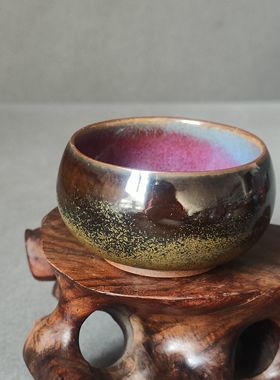 钧彩时光名家大师钧瓷收藏品钧窑茶具手工杯摆件高档礼品直播链接