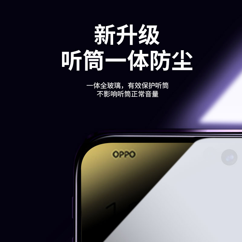 适用opporeno8pro+钢化膜reno8/7/6/5k/4防窥膜秒贴无尘仓reno7pro自动贴膜k10防偷窥reno8pro全屏防爆手机膜-图0