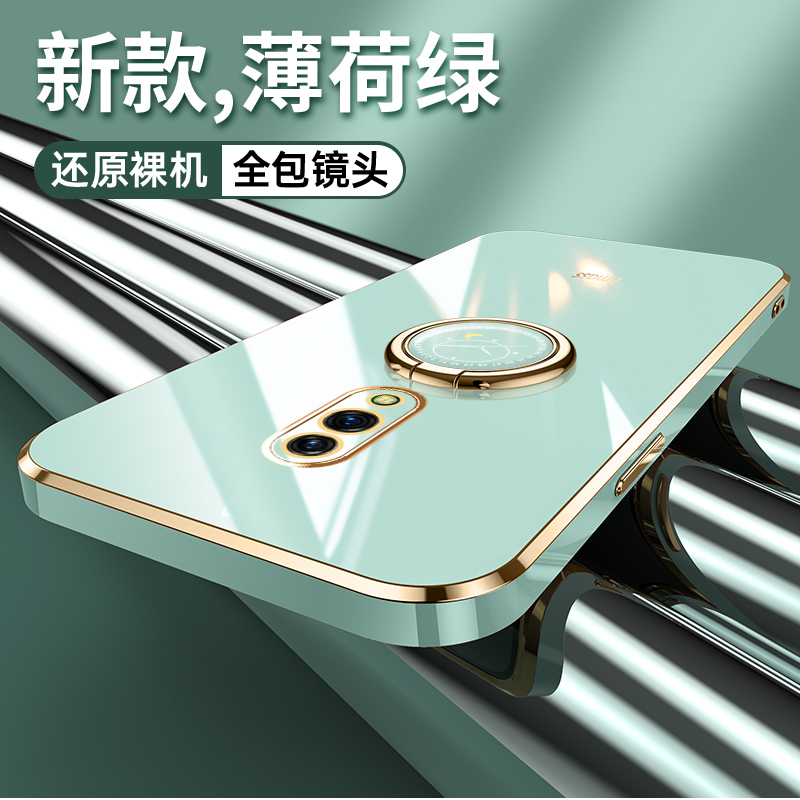 方形电镀oppok3手机壳oppo k3带支架手机套女生k3oppo网红潮牌保护壳ins风手机外壳opk3男士个性创意保护套新 - 图1