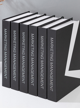 拍摄摆设简约现代风仿真书