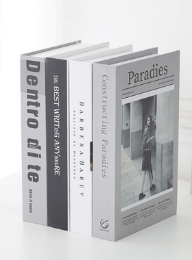 装饰品拍摄道具模型展厅仿真书