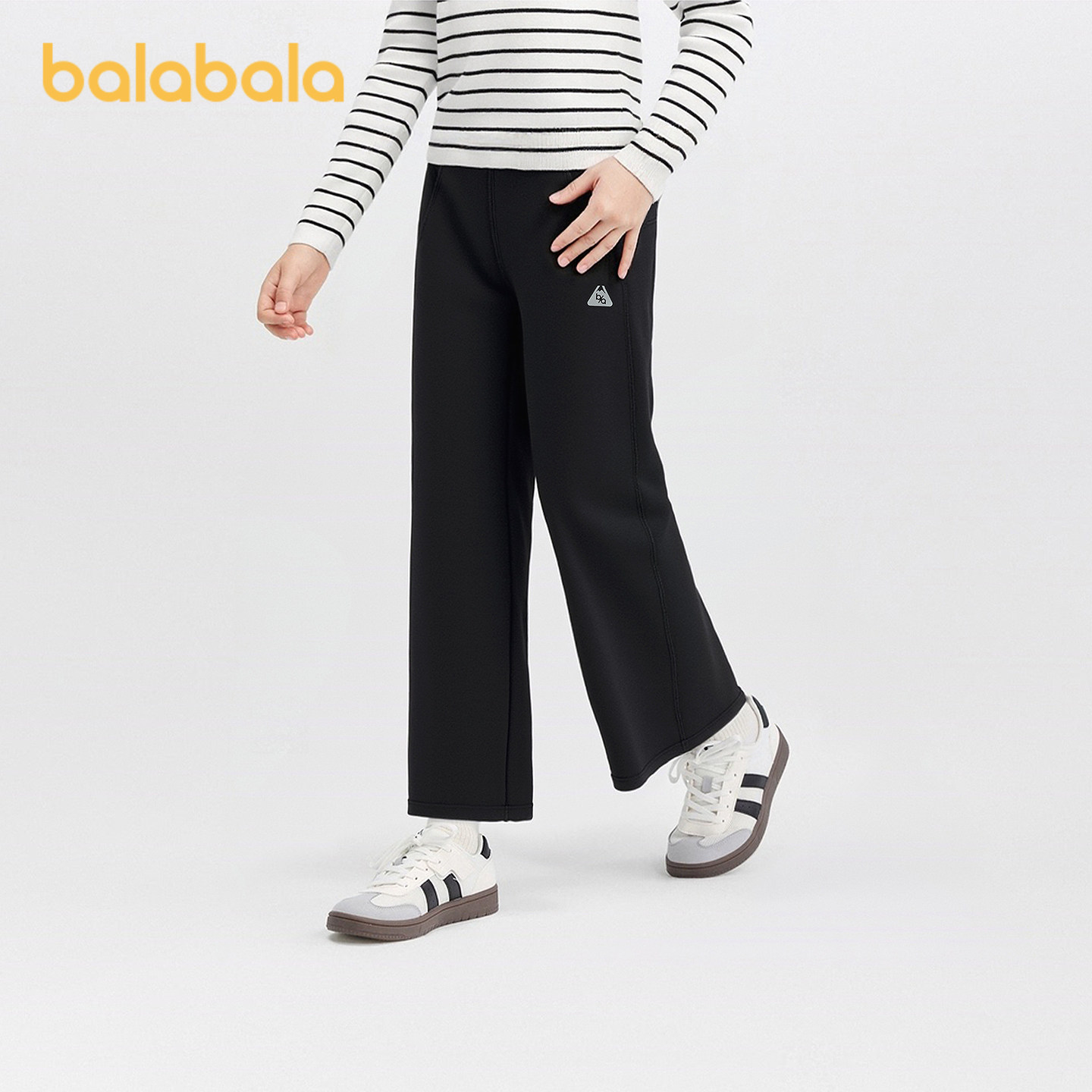 巴拉巴拉balaOne童装女童长裤儿童加绒裤子2025新款冬直筒裤保暖,淘宝优惠券,粉丝福利购,淘宝优惠卷