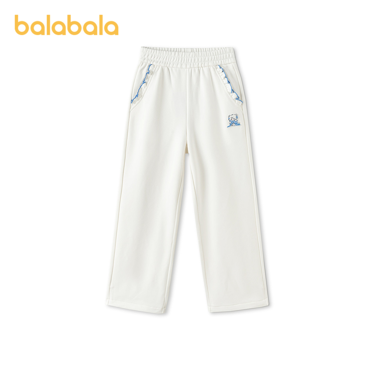 【mikkoIP商场同款】巴拉巴拉儿童裤子女童2026春新款长裤直筒裤,淘宝优惠券,粉丝福利购,淘宝优惠卷