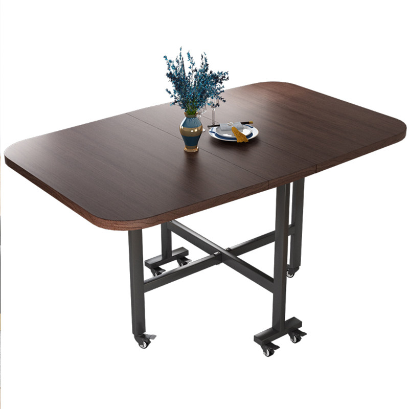 家用小户型折叠饭桌长方形长条桌 云沐语折叠桌