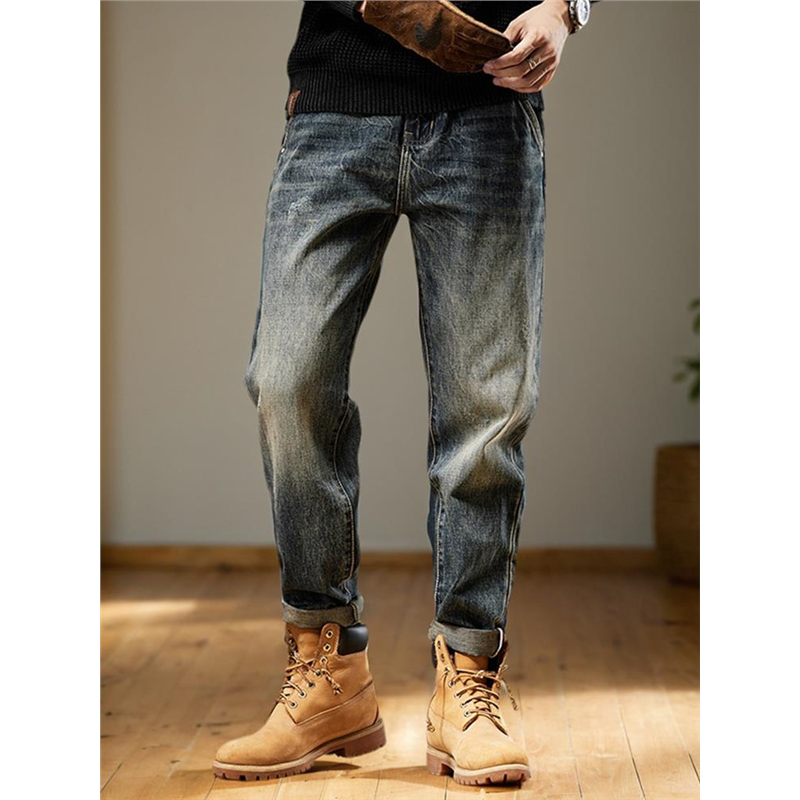 美式复古直筒牛仔裤男2025新款春季潮牌高端水洗秋冬百搭休闲长裤,淘宝优惠券,粉丝福利购,淘宝优惠卷