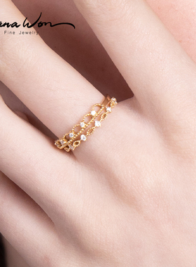 独立设计师品牌风钻石镶嵌戒指