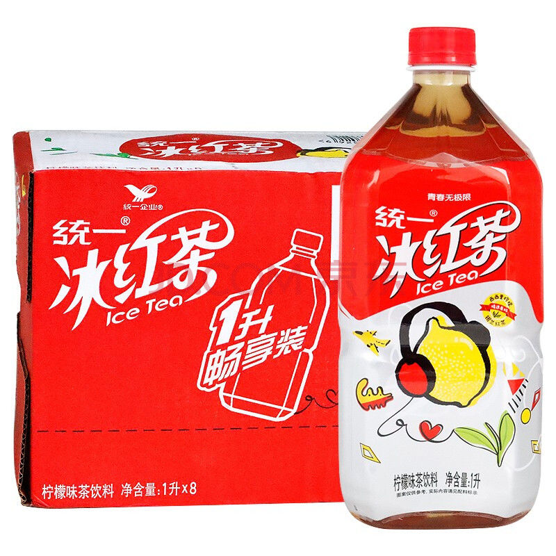 统一冰红茶250ml*24盒/500m*15瓶整箱柠檬茶太魔性茶饮料绿茶饮品-图2