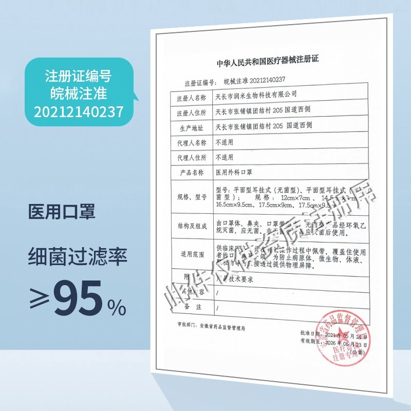 一次性医疗医用口罩三层防护50独立包装医生医科外用口罩灭菌透气 - 图2