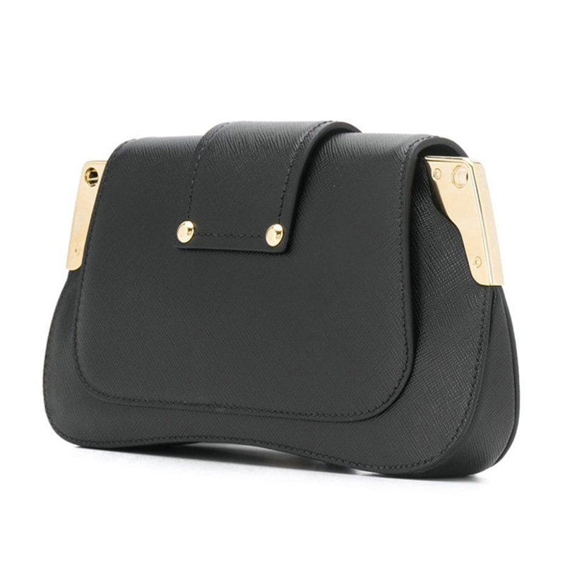 prada /普拉达经典纯色牛皮手提包 奢批海外女士包袋