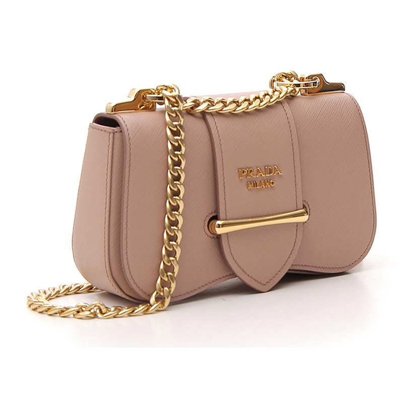 prada正品sidonie波浪插扣链条包 奢批海外女士包袋