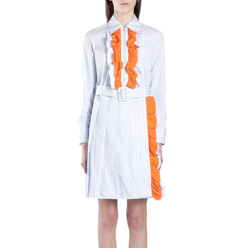 prada /普拉达春夏新款时尚连衣裙 奢批海外连衣裙