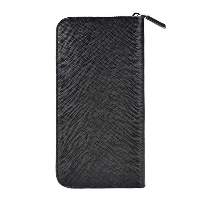 prada黑色皮革男士钱包 奢批海外钱包