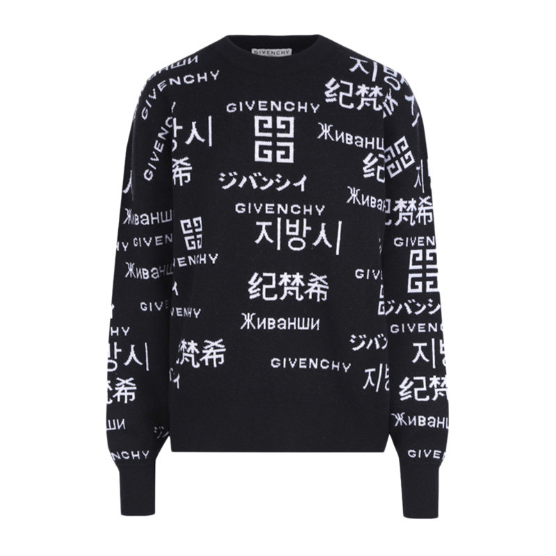 givenchy男士提花羊毛超大号徽标 奢批海外卫衣
