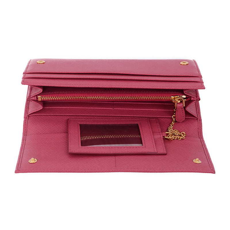 prada牛皮钱包卡包手拿包 奢批海外钱包