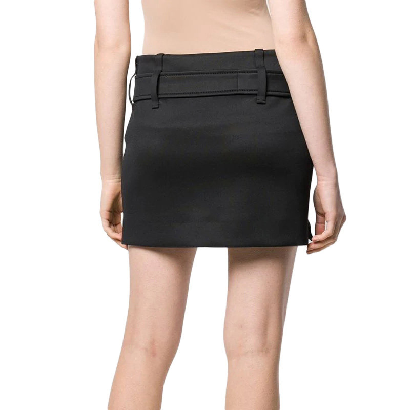 prada /普拉达春夏新品微标半身裙 奢批海外半身裙