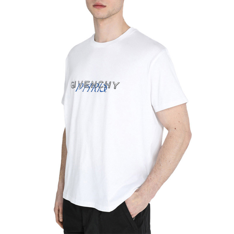 givenchy男士白色棉质短袖t恤 奢批海外T恤