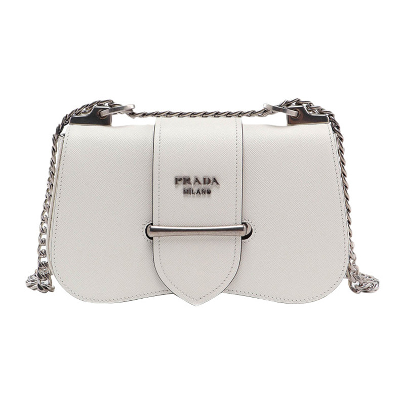 prada /普拉达新款系列翻盖斜挎包 奢批海外女士包袋