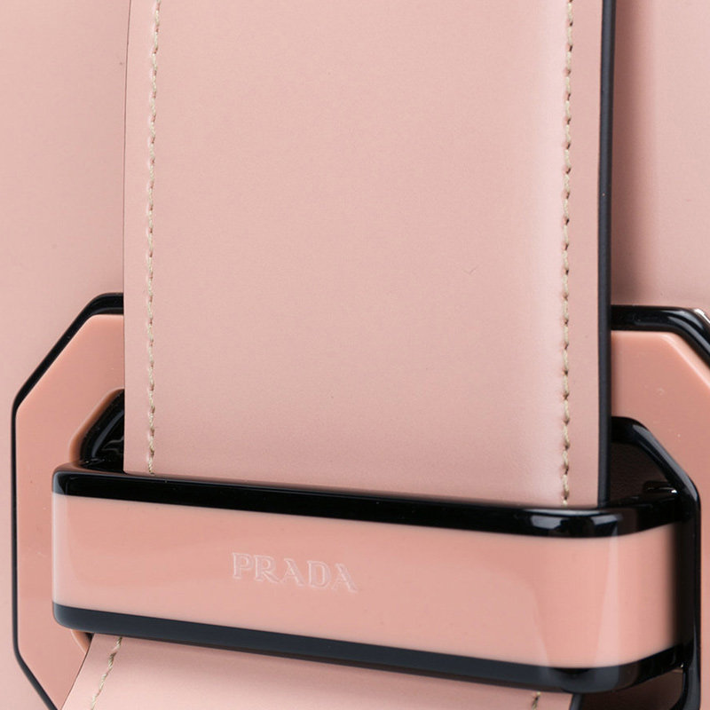 prada /普拉达新款女士粉色单肩包 奢批海外女士包袋