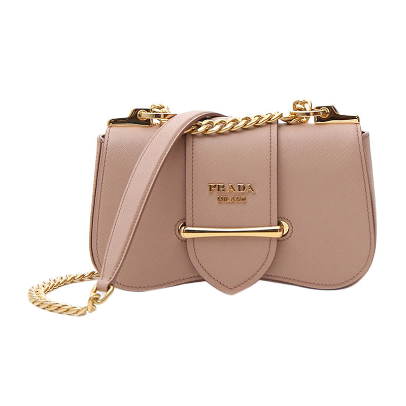 prada正品sidonie波浪插扣链条包 奢批海外女士包袋