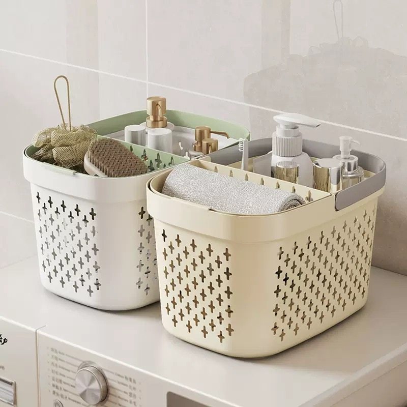 洗澡篮子手提浴室洗漱用品置物篮塑料学生宿舍长方形收纳框洗浴篮,淘宝优惠券,粉丝福利购,淘宝优惠卷