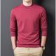 Ordos cashmere sweater male 100 pure cashmere fate of the year big red sweater knitting bottom woolen sweater thin