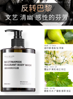 烟酰胺香氛沐浴露持久留香女正品