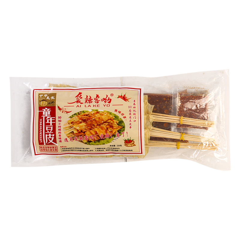 豆皮串老式豆皮串麻辣东北老式豆皮串童年豆皮串豆皮串商用辣条
