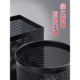 Deli circular metal grid pen holder