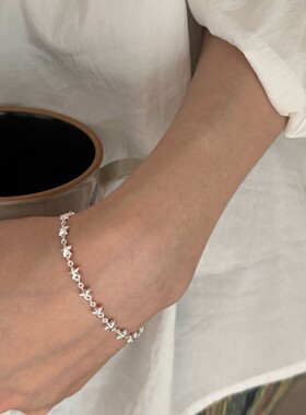 S925银韩版小众设计星星手链