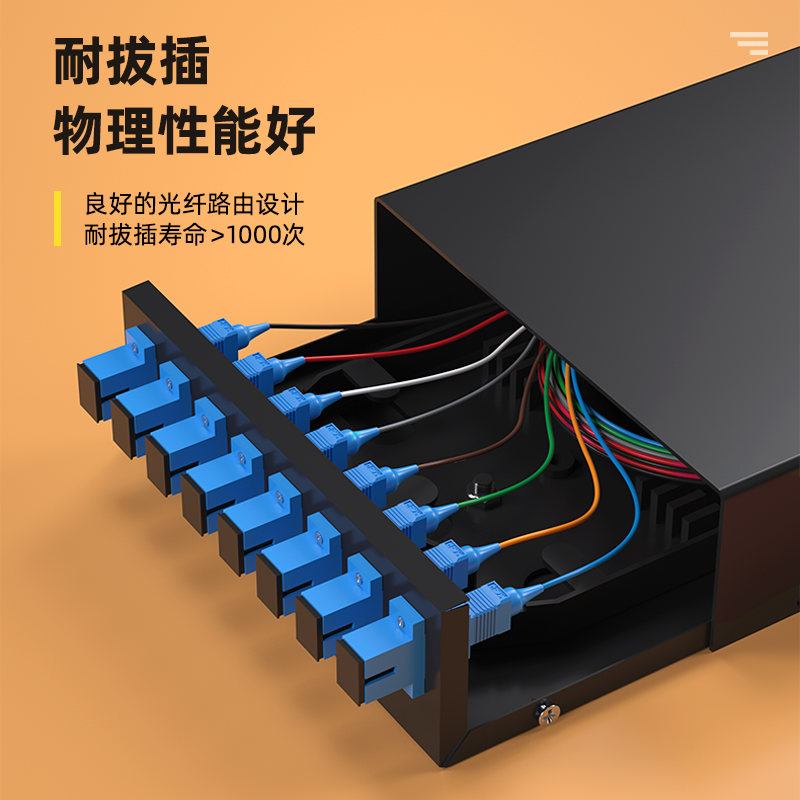 晋航4口8口12口光纤终端盒满配光缆终端盒熔接盒SC/FC/LC/STsc口光纤尾纤盒接续盒含尾纤法兰 - 图1