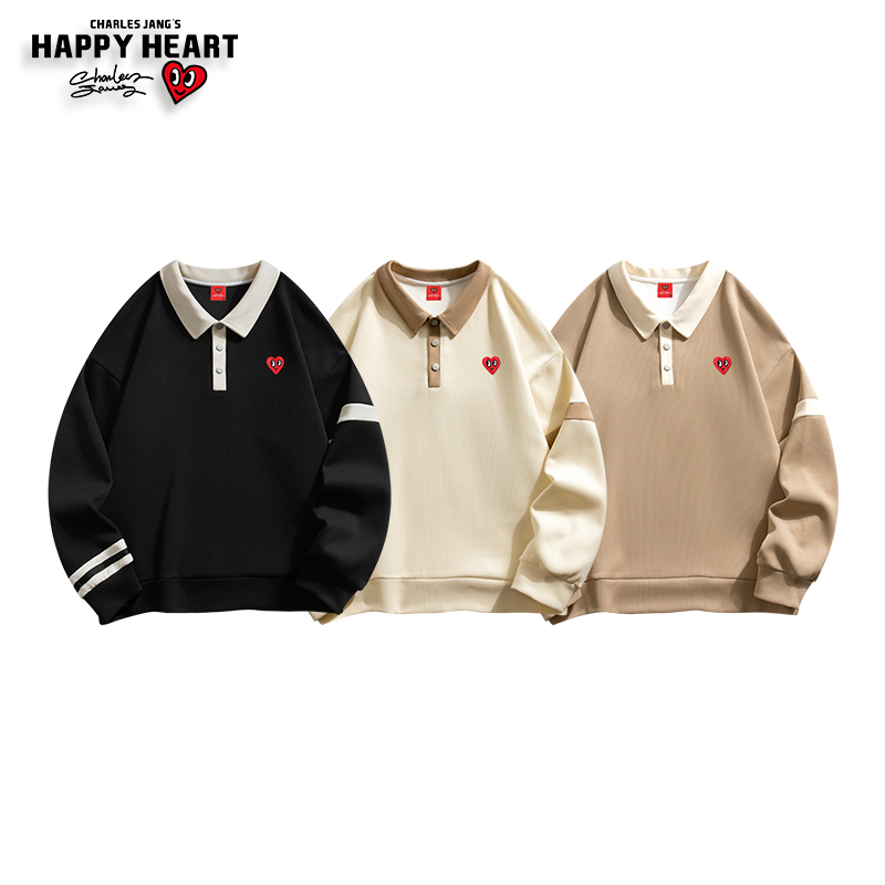  查尔斯桃心服饰Polo衫