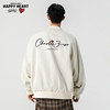 Charles heart American lettering reversible jacket