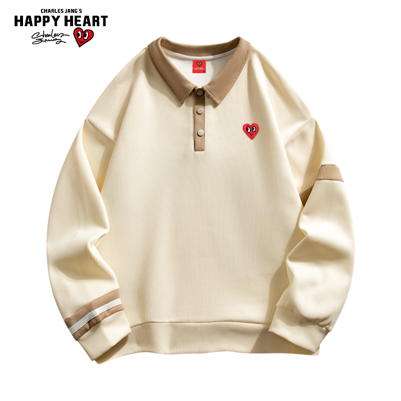  查尔斯桃心服饰Polo衫