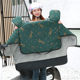 Warm universal electric vehicle windshield quilt with velvet in winter