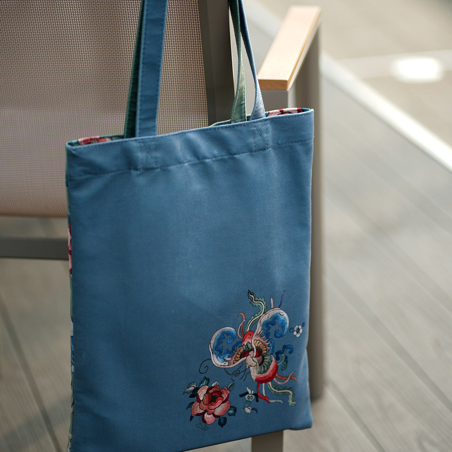 【杭州工艺美术博物馆】福来运转花间梦文创包袋单肩手提复古