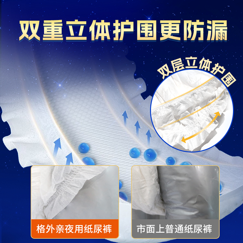 成人纸尿裤尿不湿老人用加宽加厚瘫痪老人卧床病人粘贴式纸尿裤