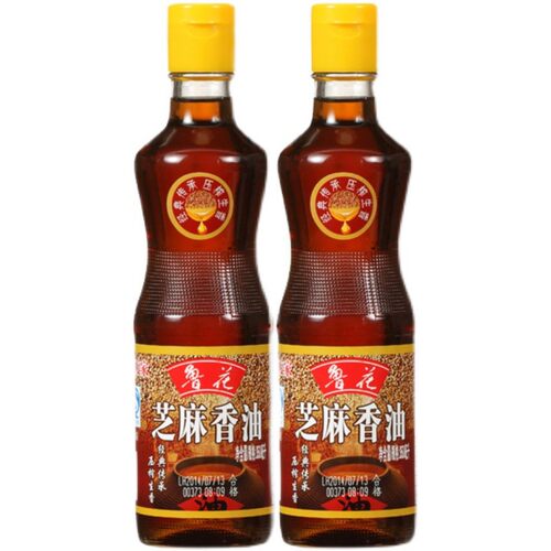 鲁花芝麻香油350ml*2小瓶装厨房家用火锅调味凉拌菜 - 图3