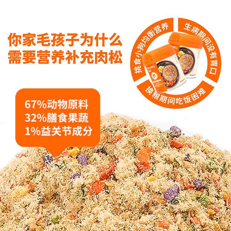 【旺财】益和肉松狗粮伴侣拌饭神器挑食补充营养呵护关节狗零食,淘宝优惠券,粉丝福利购,淘宝优惠卷