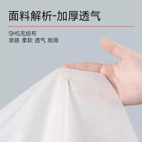 一次性床单美容院防水防油按摩床美容床专用加厚推油带洞无纺布 - 图1