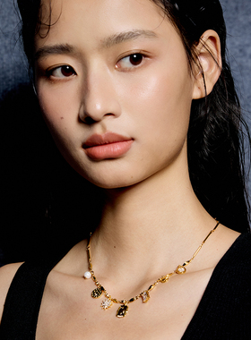 GOOGMO造梦星河珍珠星芒项链吊坠