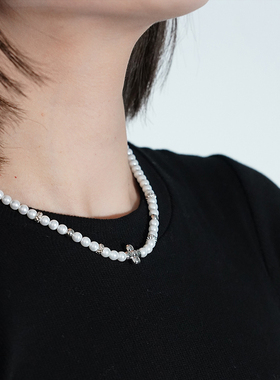 小众设计感珍珠项链GOOGMO女