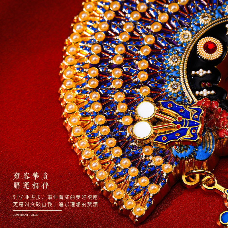 安徽文创黄梅戏凤冠冰箱贴女驸马国风创意装饰品送人结婚生日礼物